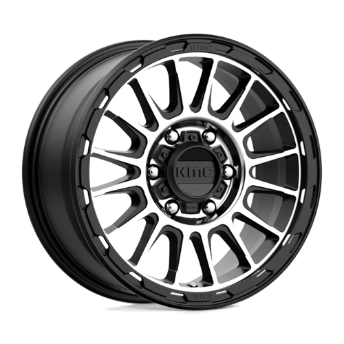 KM542 16X8 6X5.5 S-BLK MACH 00MM