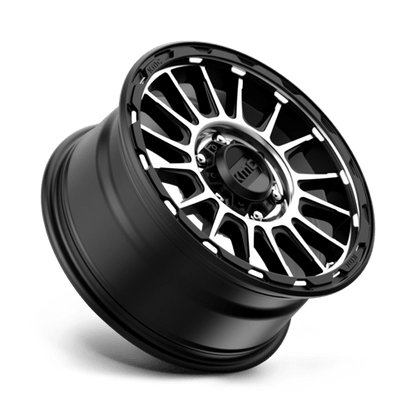 KM542 16X8 6X5.5 S-BLK MACH 00MM
