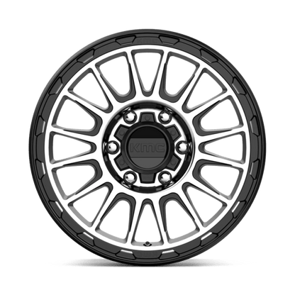 KM542 16X8 6X5.5 S-BLK MACH 00MM