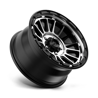 KM542 17X8.5 5X5.0 S-BLK MACH 00MM