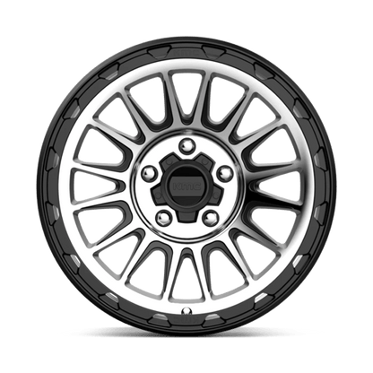 KM542 17X8.5 5X5.0 S-BLK MACH 00MM
