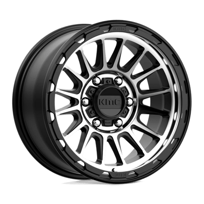 KM542 17X8.5 6X5.5 S-BLK MACH 00MM