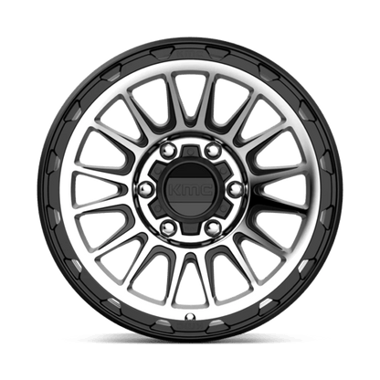 KM542 17X8.5 6X5.5 S-BLK MACH 00MM