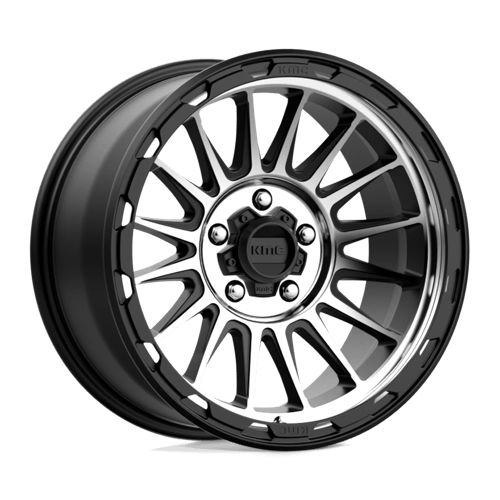 KM542 18X9 5X5.0 S-BLK MACH 00MM