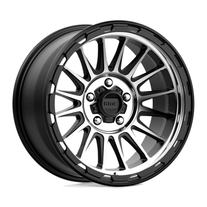 KM542 18X9 5X5.0 S-BLK MACH 00MM