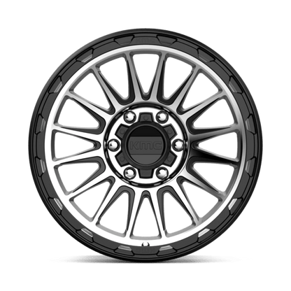KM542 18X9 6X5.5 S-BLK MACH 00MM