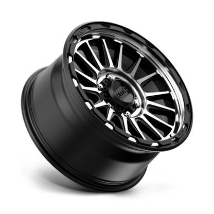 KM542 18X9 6X4.5 S-BLK MACH 18MM CB 66.1