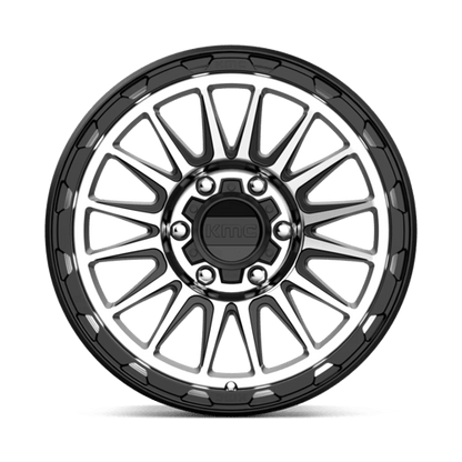 KM542 18X9 6X4.5 S-BLK MACH 18MM CB 66.1