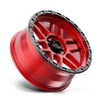 KM544 17X9 5X5.0 C-RED BLK-LP -12MM