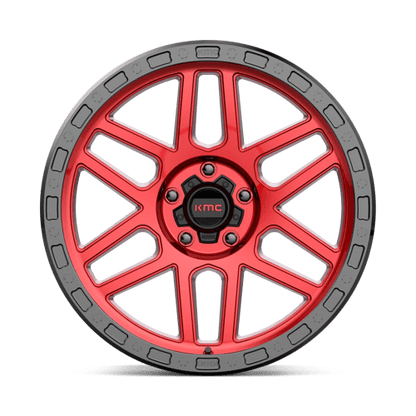 KM544 17X8.5 5X5.0 C-RED BLK-LP 00MM