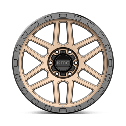 KM544 17X8.5 6X5.5 M-BRZ BLK LP 00MM
