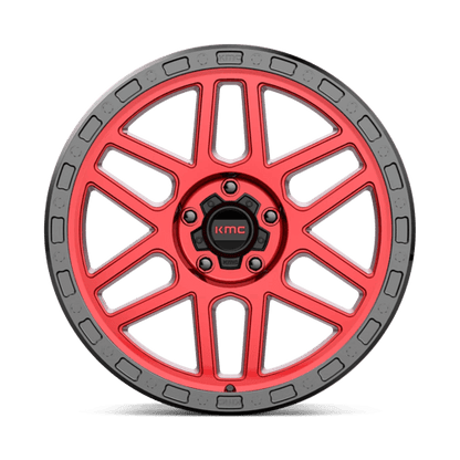 KM544 17X9 5X5.0 C-RED BLK-LP -12MM