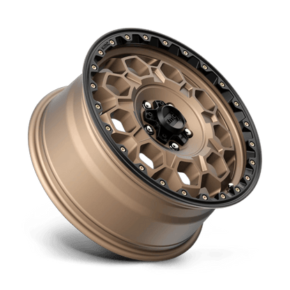 KM545 17X8 5X4.25 M-BRZ BLK LP 38MM