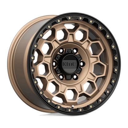 KM545 17X9 6X5.5 M-BRZ BLK LP 00MM