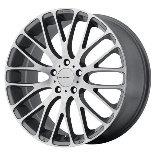 KM693 20X8.5 5X120 P-GRAY BRUSHED 40MM