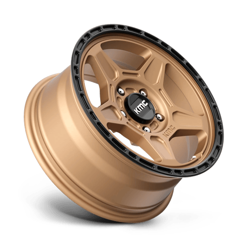 KM721 17X8 5X4.5 M-BRZ BLK LP 38MM