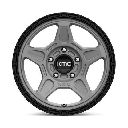 KM721 17X8 5X100 S-GRAY BLK LP 38MM