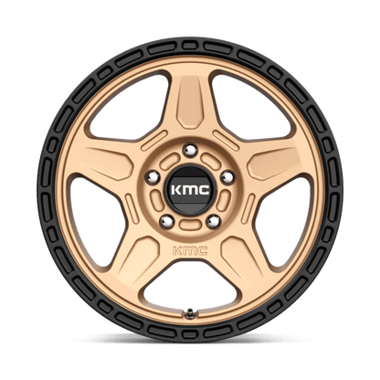 KM721 16X7.5 5X4.5 M-BRZ BLK LP 30MM