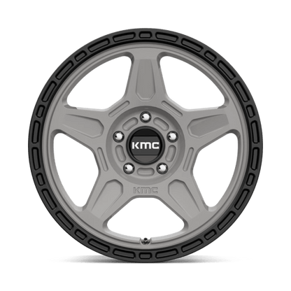 KM721 17X8 5X110 S-GRAY BLK LP 38MM