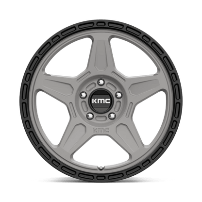 KM721 18X8 5X4.25 S-GRAY BLK LP 38MM