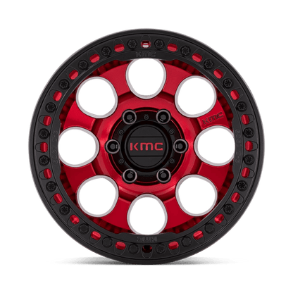 RIOT BL 17X8.5 5X5.0 RD-BLK-RG +0