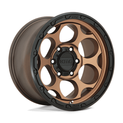 KM541 17X8.5 6X4.5 M-BRZ BLK LP +18 66.1