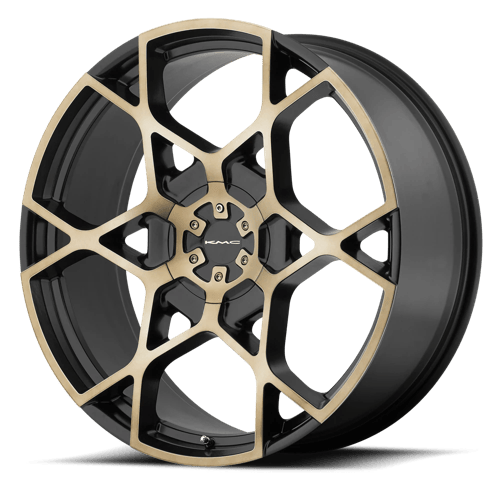 KM695 24X9.5 6X120/5.5 S-BLK TINTED 15MM