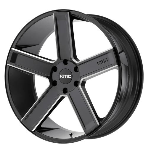 KM702 22X9 6X132 S-BLK MILL 30MM