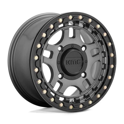 RECON UTV BL 15X7 4X137 G-MTL BLK-RG +38