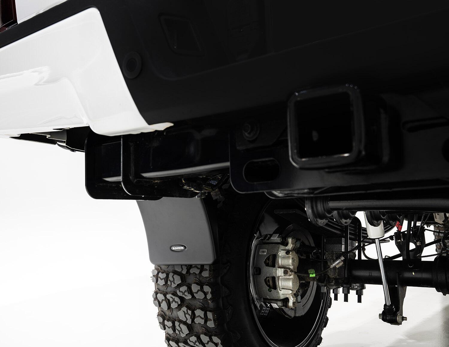 Trail Armor Mud Flaps For 14-21 Toyota Tundra, Must Remove Factory Mud Flaps Bushwacker