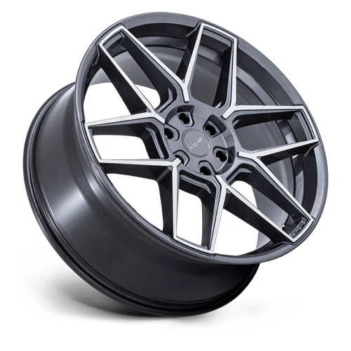 RISE 22X10.5 5X112 66 +38 ANTH MACH-FC