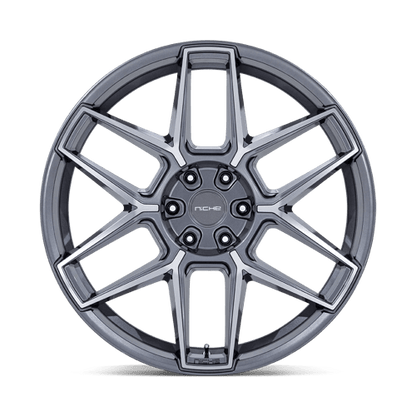 RISE 22X9.5 5X112 66 +20 ANTH MACH-FC