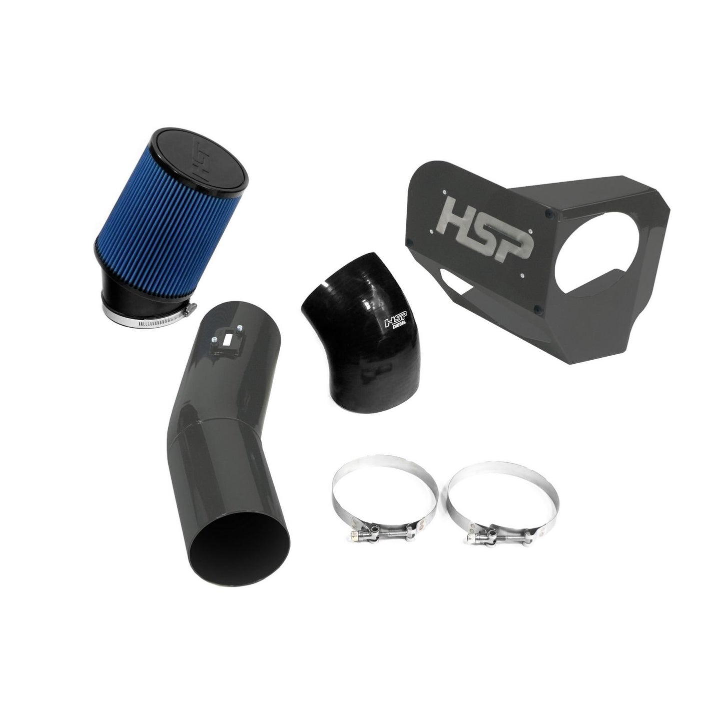 HSP Cold Air Intake For 2020-2022 Ford Powerstroke F250/350 6.7 Liter Kingsport Grey