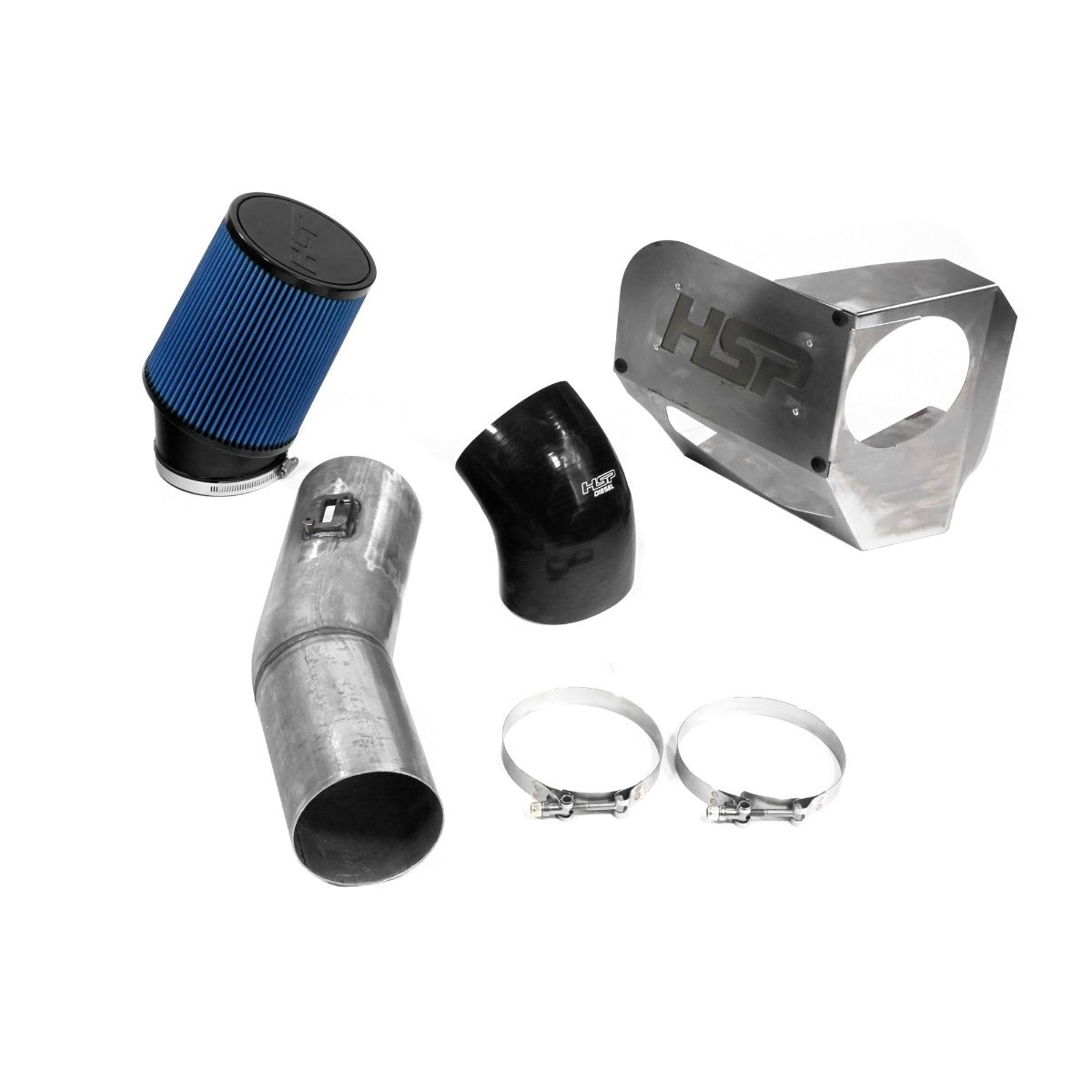 HSP Cold Air Intake For 2020-2022 Ford Powerstroke F250/350 6.7 Liter-Ink Black