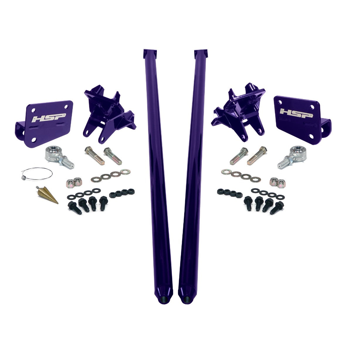 HSP Traction Bars For 2011-2017 Ford Powerstroke 6.7 Liter F350 DRW (ECLB,CCSB)-Illusion Purple
