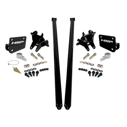HSP Traction Bars For 2011-2017 Ford Powerstroke 6.7 Liter F350 DRW Crew Cab Long Bed-Ink Black