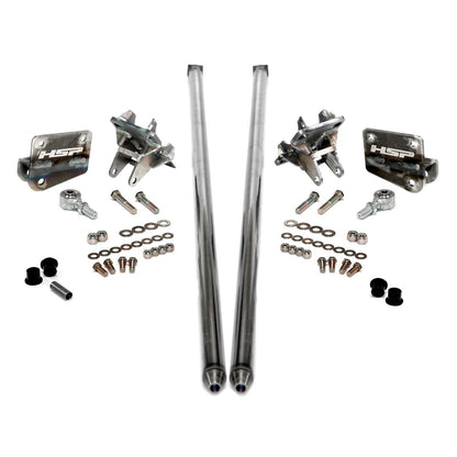 HSP Traction Bars For 2017.5-2022 Ford Powerstroke 6.7 Liter F250 Crew Cab Long Bed-Illusion Cherry