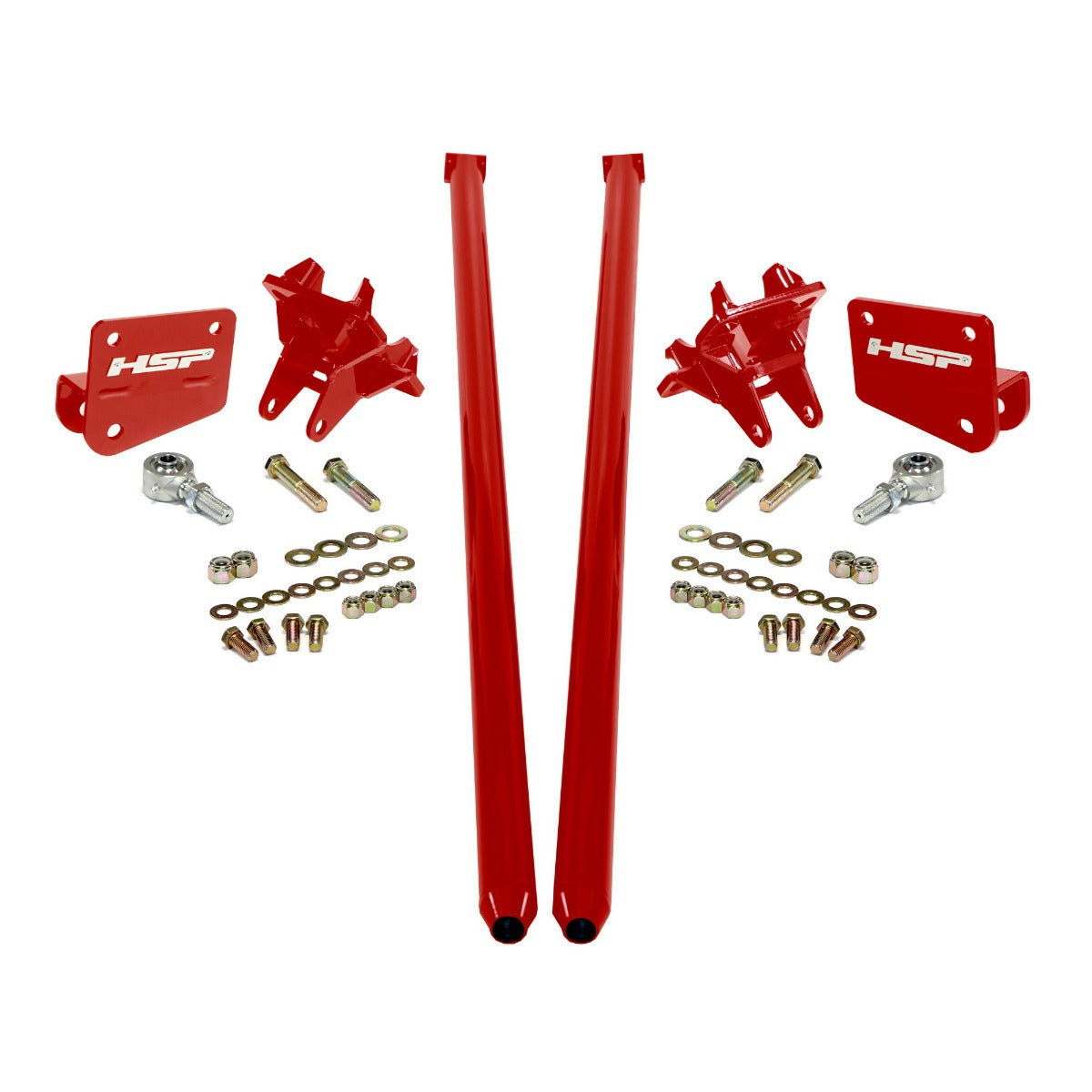 HSP Traction Bars For 2017.5-2022 Ford Powerstroke 6.7 Liter F250 Crew Cab Long Bed-M&M Orange