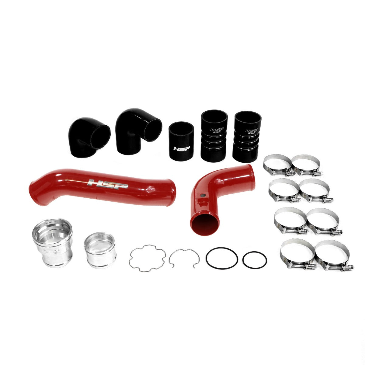 HSP Intercooler Bundle Kit For 2011-2022 Ford Powerstroke F250/350 6.7 Liter Kingsport Grey