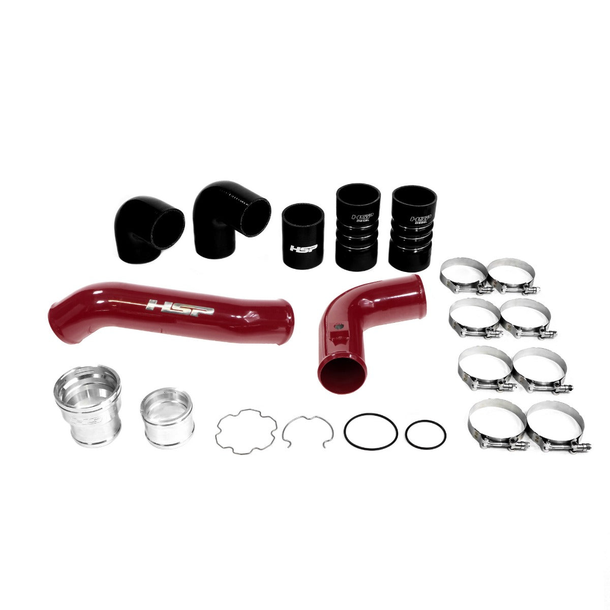 HSP Intercooler Bundle Kit For 2011-2022 Ford Powerstroke F250/350 6.7 Liter-Polar White