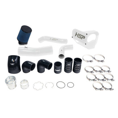 HSP Intake And Intercooler Bundle Kit For 2020-2022 Ford Powerstroke F250/350 6.7 Liter-Polar White