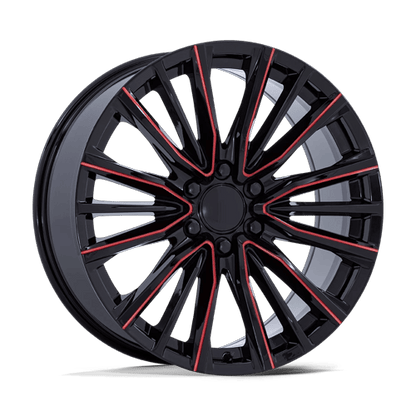PR223 22X9 6X5.5 78 +28 G-BLK MILL-RED