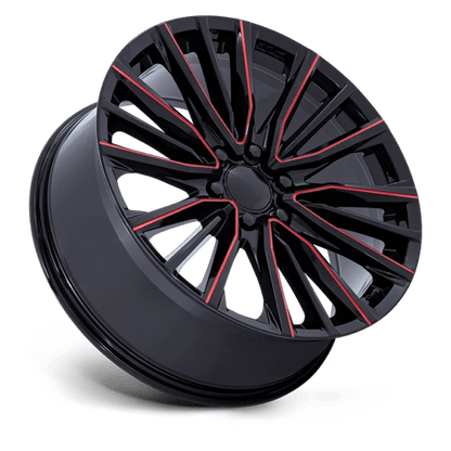 PR223 22X9 6X5.5 78 +28 G-BLK MILL-RED