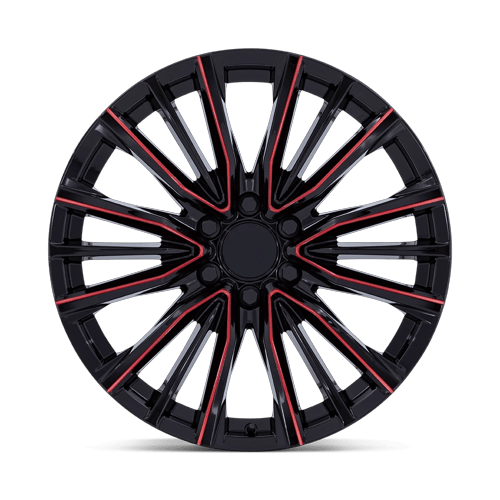 PR223 22X9 6X5.5 78 +28 G-BLK MILL-RED