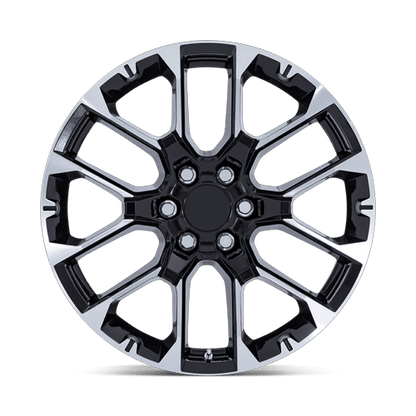 PR224 22X9 6X5.5 78 +28 G-BLK MACH