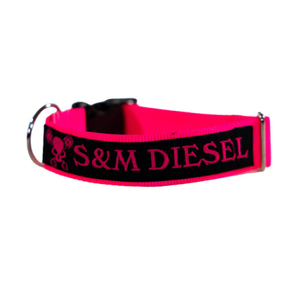 S&M Diesel Dog Collar- 8 color options avail