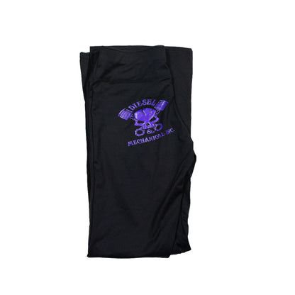 S&M Diesel Black Yoga Pant with logo- 5 color options avail