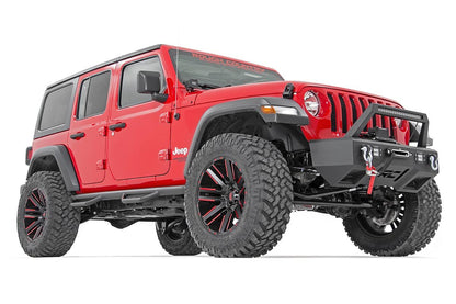 Nerf Steps Wheel to Wheel 4 Door Jeep Wrangler JL 4WD (18-23) Rough Country