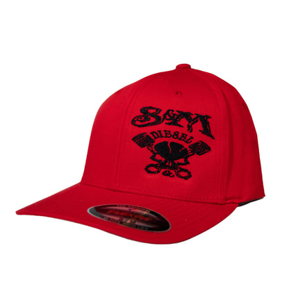 S&M Diesel flex-fit hat- 8 colors avail