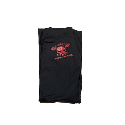S&M Diesel Black Yoga Pant with logo- 5 color options avail